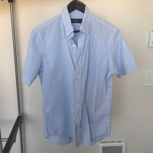 Polo Ralph Lauren short sleeve seer sucker shirt
